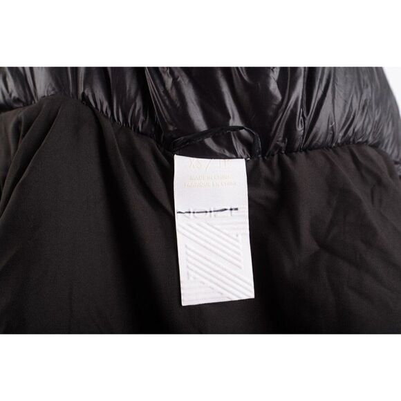 NOIZE Womens Amiyah Long Length Puffer Coat Jacket Black XS New NO BELT - Picture 8 of 8